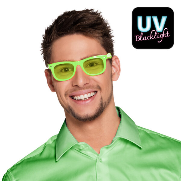 Partybril Dance neongroen