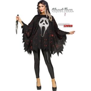 Poncho Ghost face Scream (licentie)