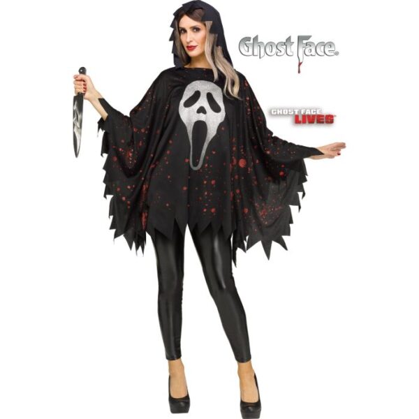 Poncho Ghost face Scream (licentie)