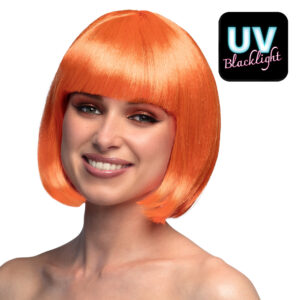 Pruik Cabaret oranje