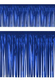 PVC slierten folie guirlande blauw