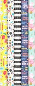Rol inpakpapier Happy Birthday