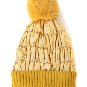 Skimuts metallic goud