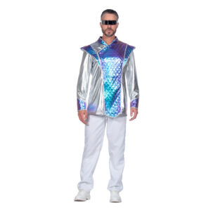 Space jacket metallic man
