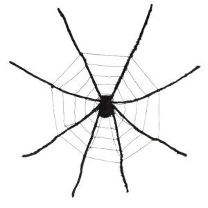 Spinnenweb met XL spin