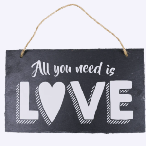 Stone Slogan - All you need is love