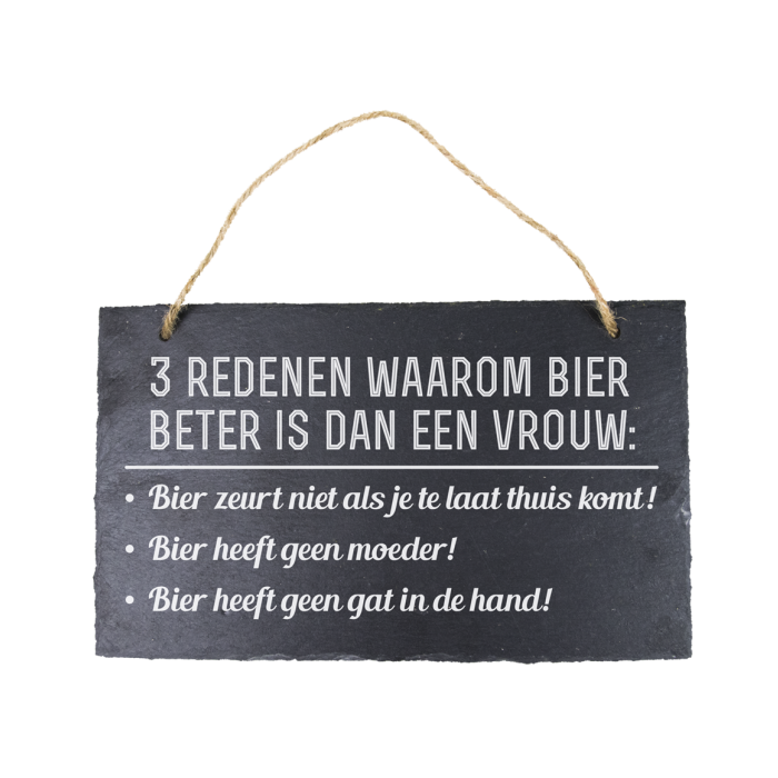 Stone Slogan - Bier beter