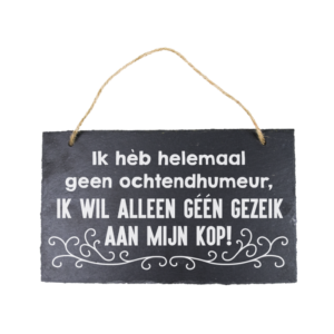 Stone Slogan - Ochtenhumeur
