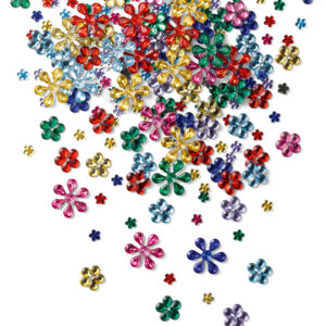 Strass stenen bloemetjes