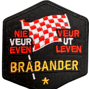 Strijkembleem Brabander Veur ut leven