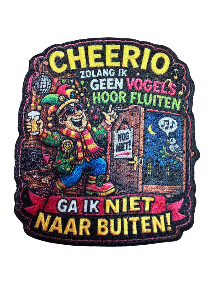 Strijkembleem Cheerio