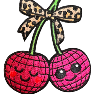 Strijkembleem Kersen