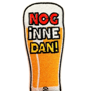 Strijkembleem Nog inne dan
