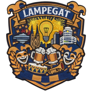 Strijkrugembleem Lampegat