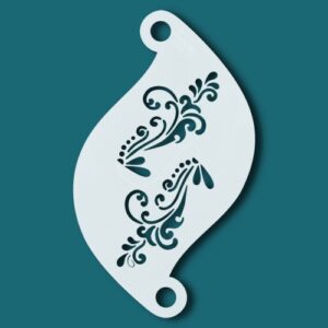 Superstar schminksjabloon bloeiende feeenkrans