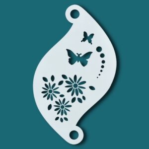 Superstar schminksjabloon flower power