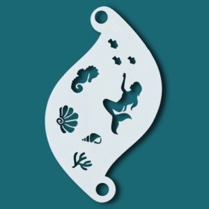 Superstar schminksjabloon zeemeermin