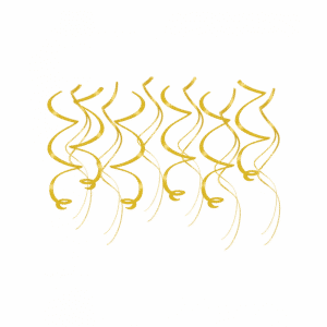 Swirl decoration gold