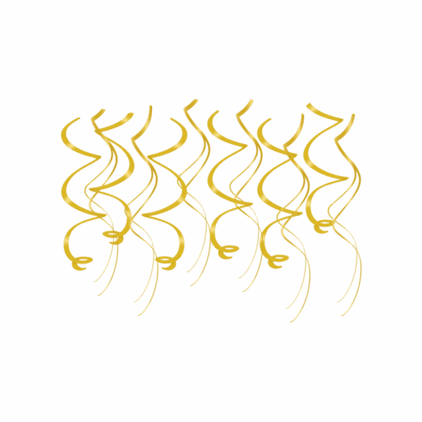 Swirl decoration gold