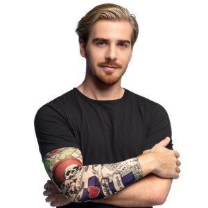 Tatoeage mouw 'West Coast' adventure