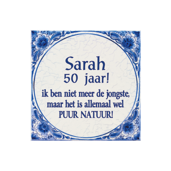 Tegels Delfs blauw - Sarah
