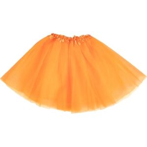 Tule rok oranje kind