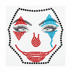 X-Sins Face jewels Clown