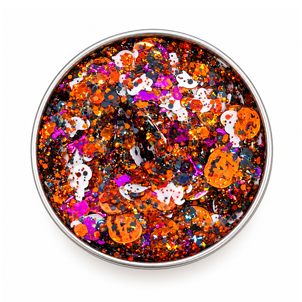 X-Sins glitter Pompoen art