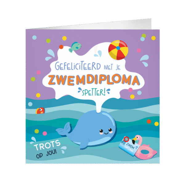 XLGreeting Cards - Zwemdiploma