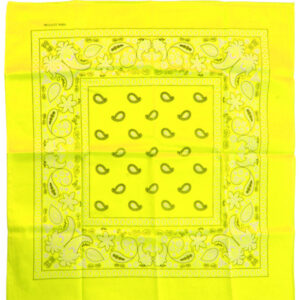 Zakdoek fluor geel
