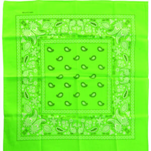 Zakdoek fluor groen